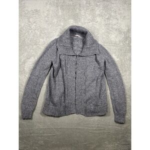 Old Navy Women's Open Front Cardigan Dark Gray Knit Long Sleeve Size Small